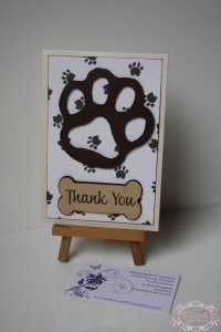 Pet Sympathy Thank You Card