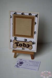 Pet Sympathy Card - with photo space